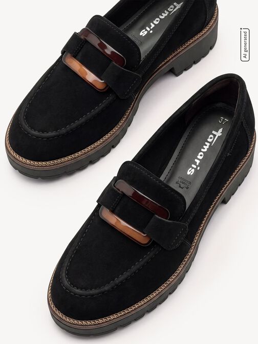 Slipper, BLACK, hi-res