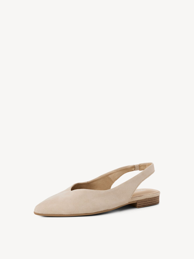 Leren Slingpumps - beige, beige, hi-res