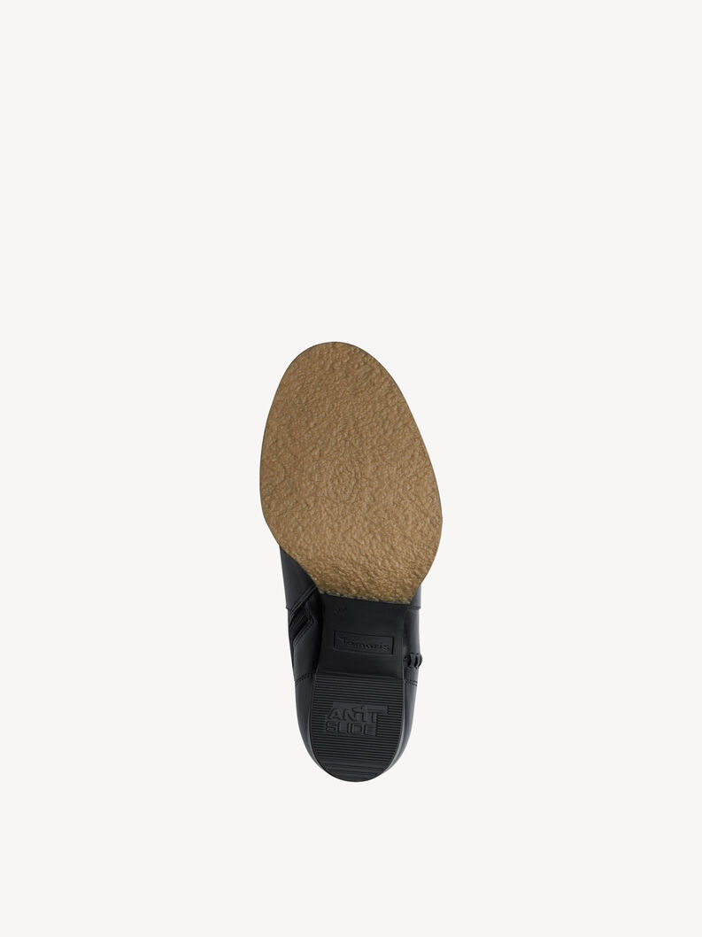 Bootie - black, BLACK LEATHER, hi-res