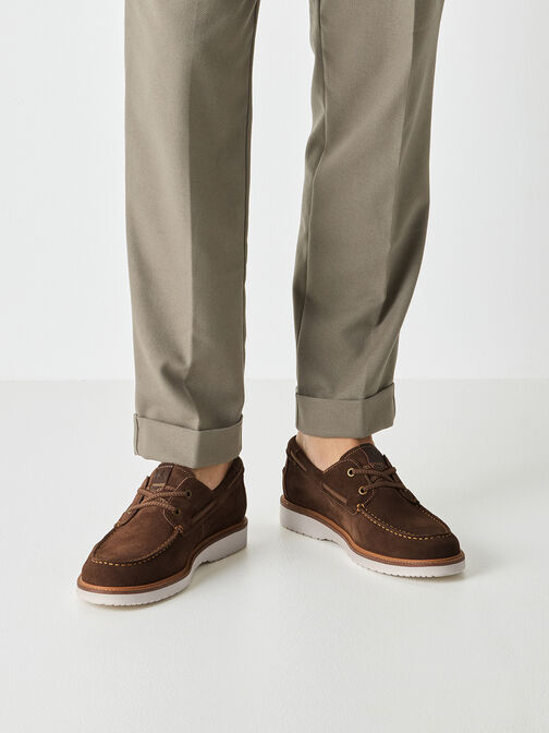Low shoes, BROWN, hi-res