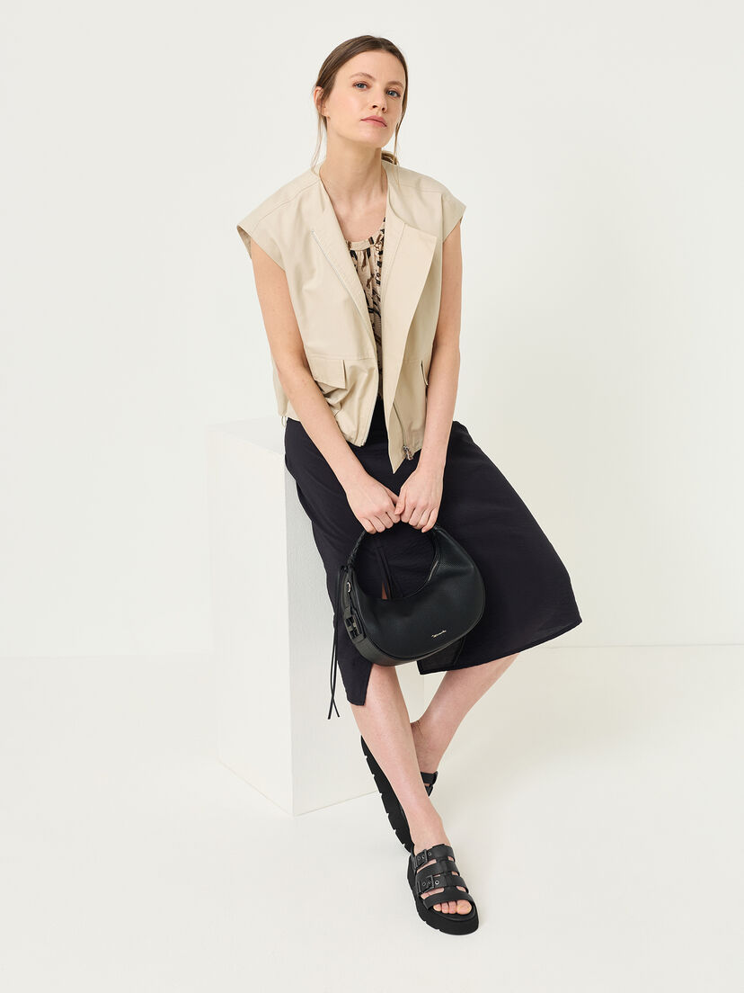 Slipper - zwart, BLACK, hi-res