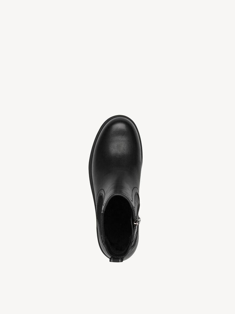 Leder Chelsea Boot - schwarz, BLACK LEATHER, hi-res