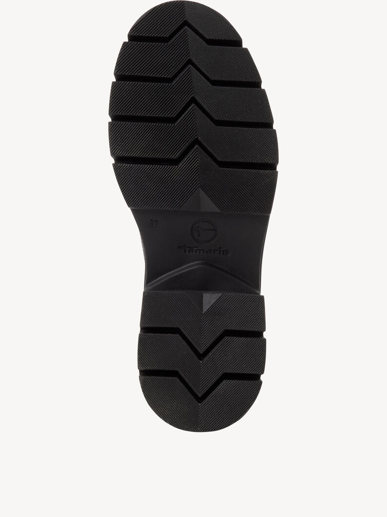 Lederstiefelette - schwarz Warmfutter, BLACK LEATHER, hi-res