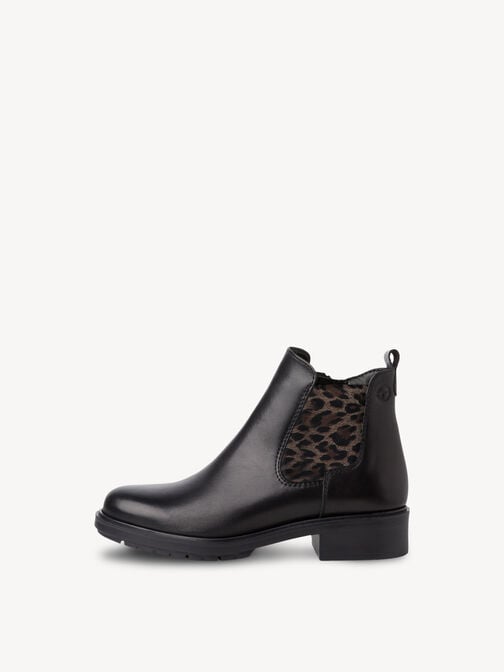 Chelsea boot, BLACK/LEOPARD, hi-res