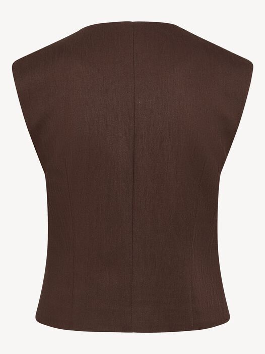 vest, Coffee Bean, hi-res