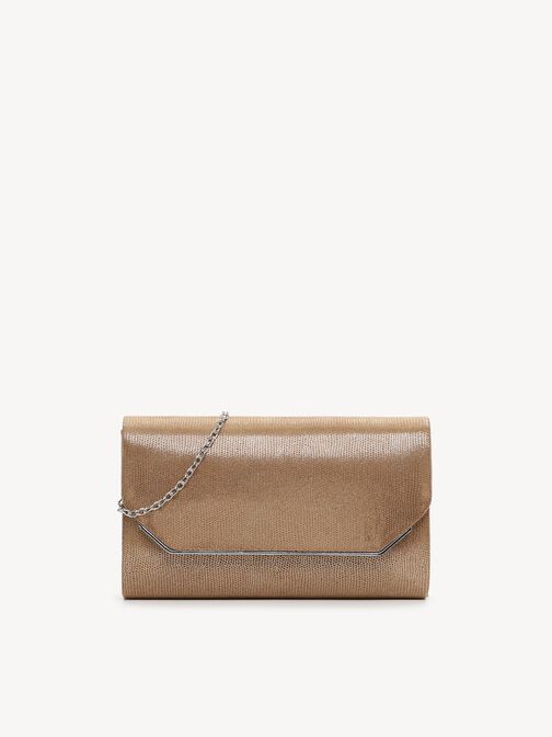 Clutch, taupe, hi-res