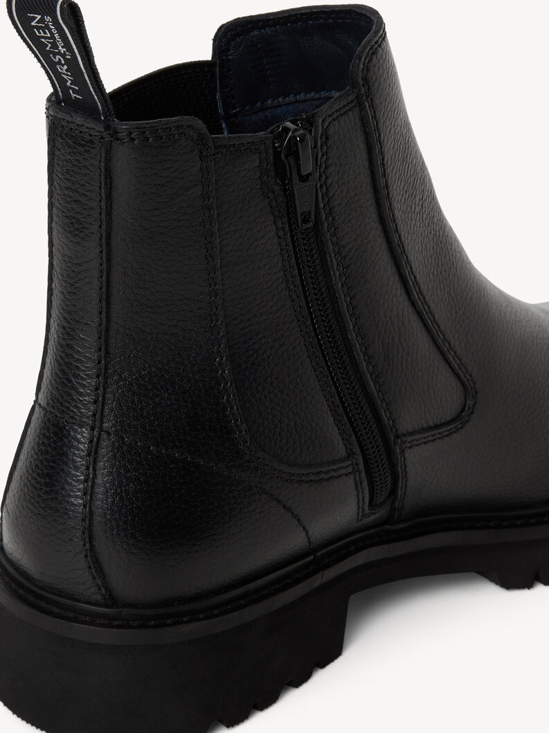 Leather Chelsea boot - black, BLACK LEATHER, hi-res