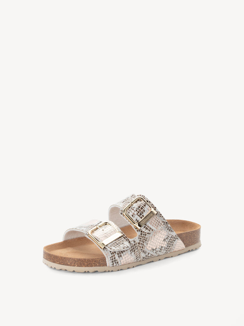 Slipper - beige, BEIGE/SNAKE, hi-res