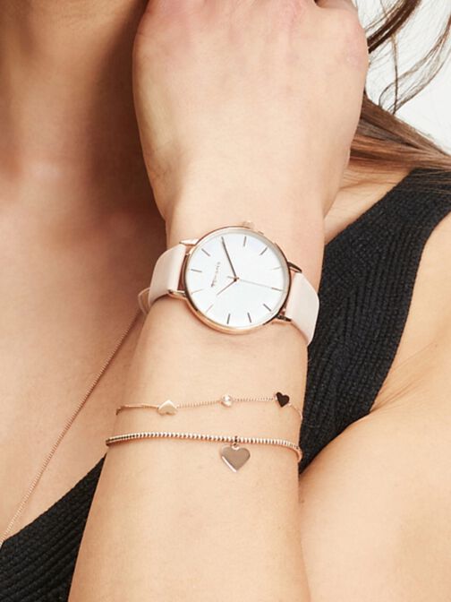 Uhr, rosegold rose, hi-res