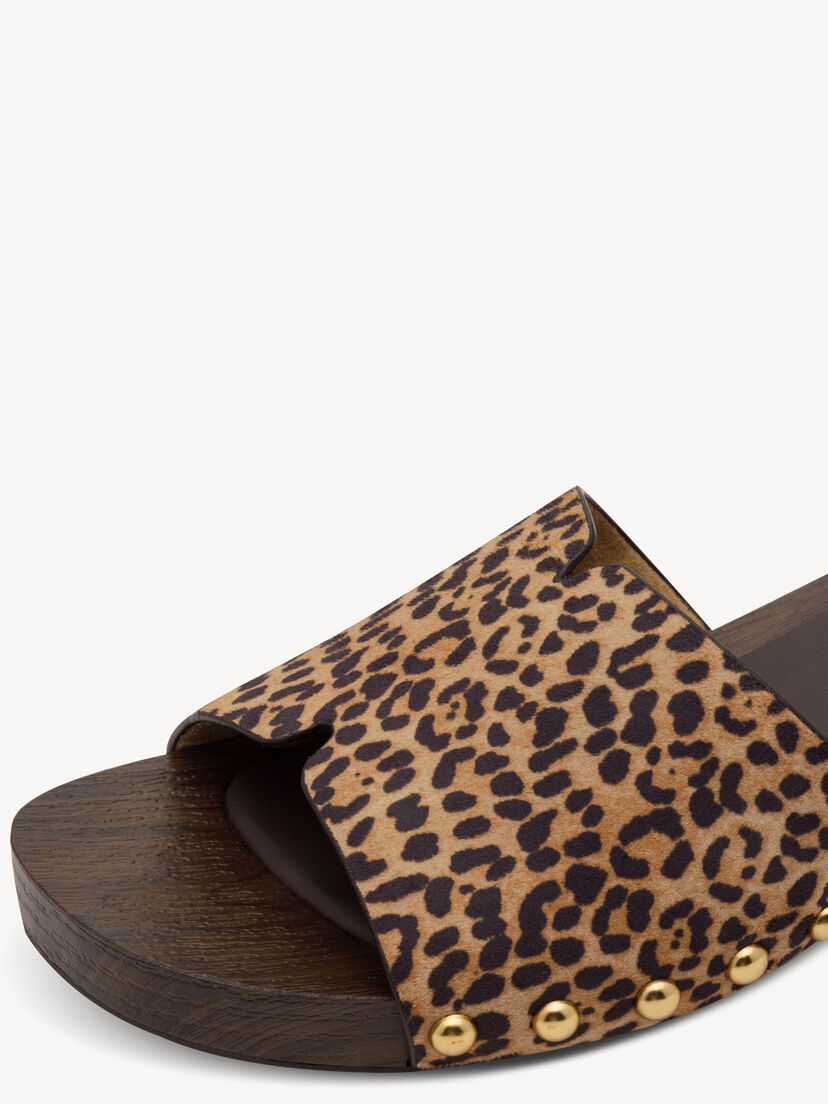 Slipper, COGNAC LEOPARD, hi-res