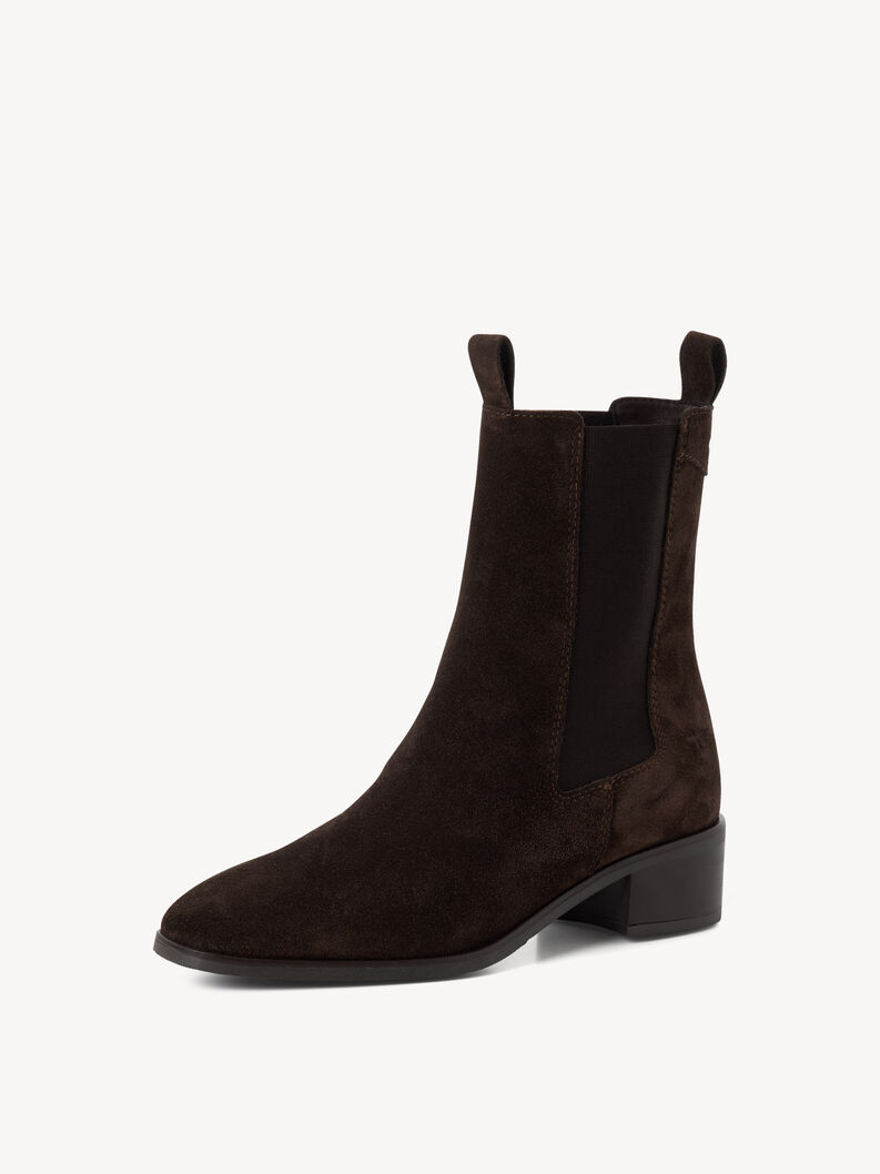 Leder Chelsea Boot - braun, MOCCA SUEDE, hi-res