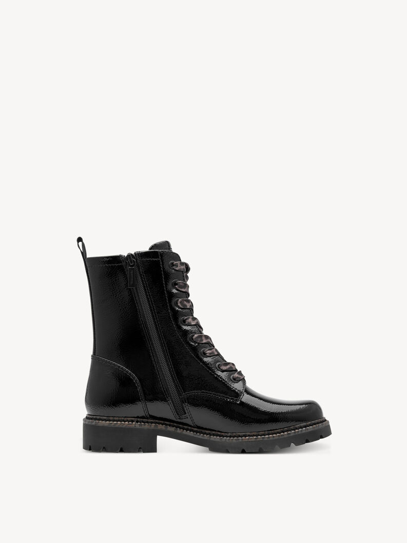 ankelboots, BLACK PATENT, hi-res