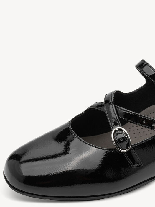Ballerina, BLACK PATENT, hi-res