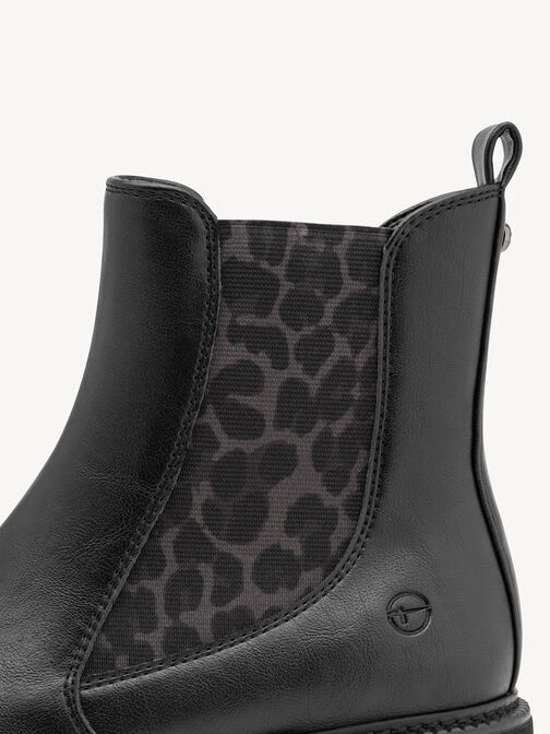 Chelsea boot, BLACK/LEOPARD, hi-res