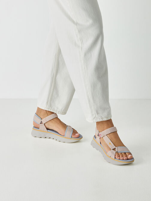 Sandały na obcasie, IVORY COMB, hi-res