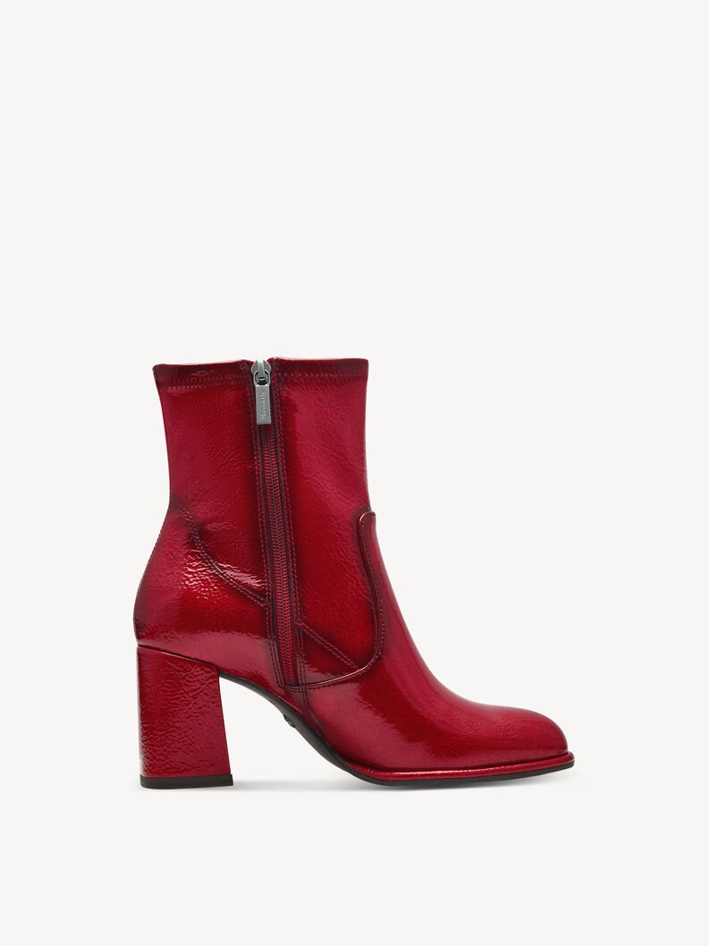 Bottine - rouge, RED PATENT, hi-res