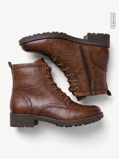 Bootie, COGNAC CROCO, hi-res