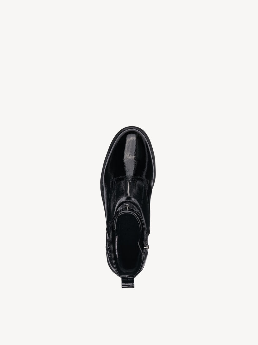 Enkellaarsje - zwart, BLACK PATENT, hi-res
