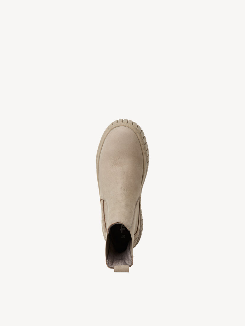 Leren Chelseaboot - grijs, GREY, hi-res
