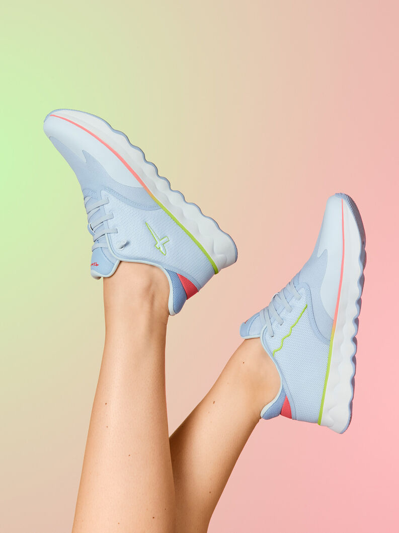 NOWANA Sneaker - blue, LT. BLUE COMB, hi-res