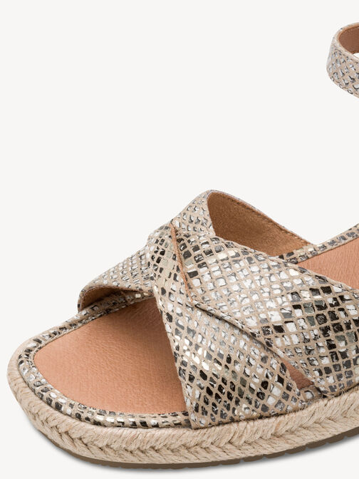 Sandale &agrave; talon, BEIGE SNAKE, hi-res