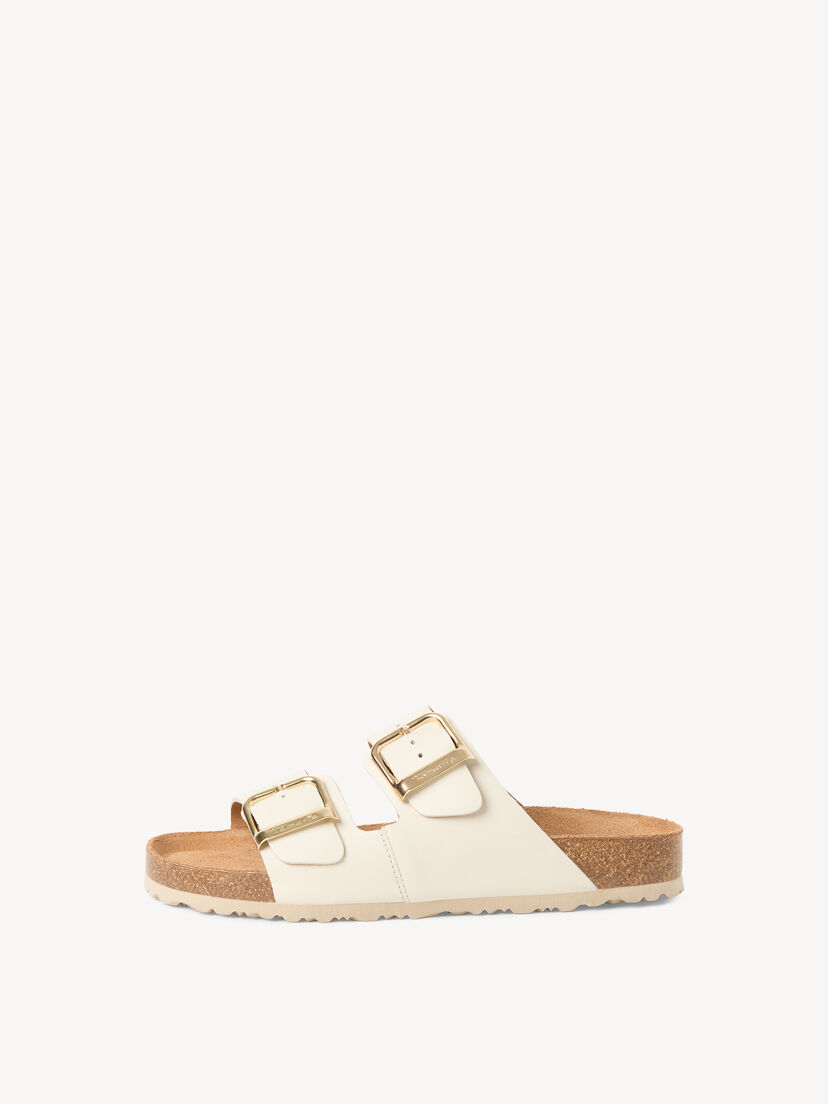 Leren Slipper - beige, IVORY LEATHER, hi-res