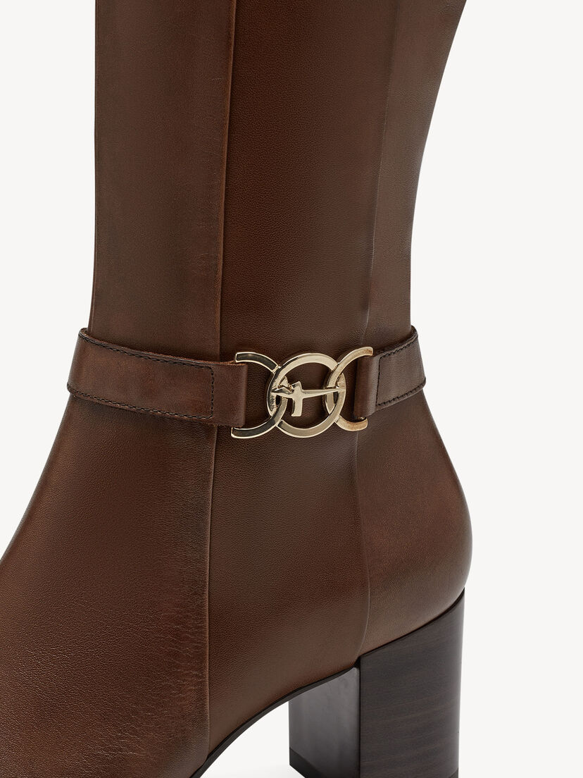 Leren Laarzen - bruin, cognac, hi-res