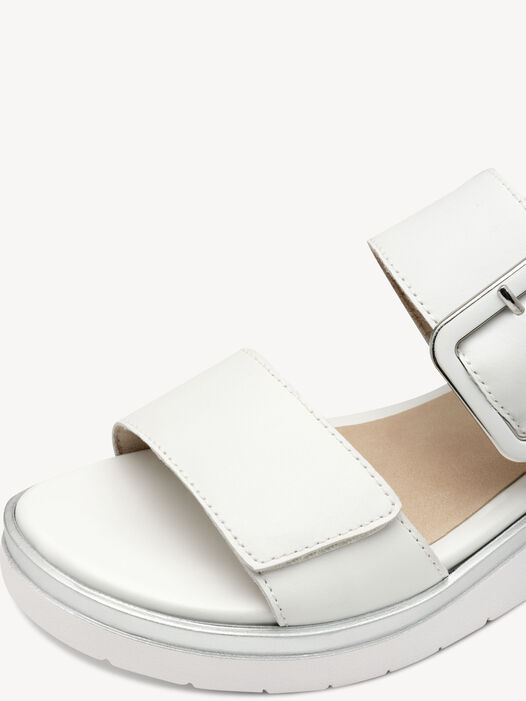 Sandaaltje, WHITE/SILVER, hi-res