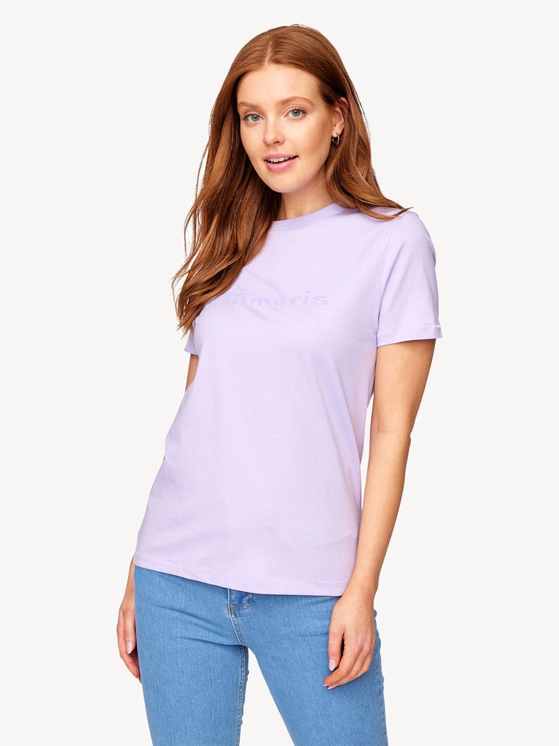 T-shirt - viola, Lavender, hi-res