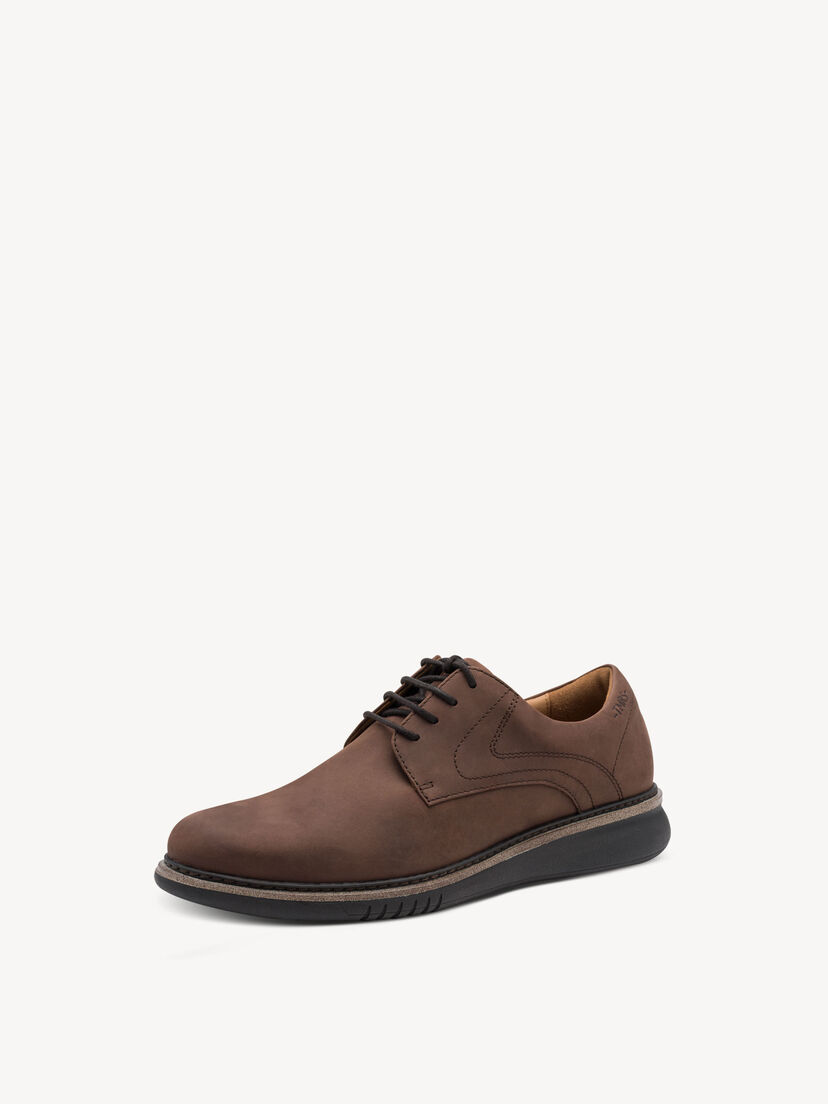 Leren Lage schoen - bruin, DARK BROWN, hi-res