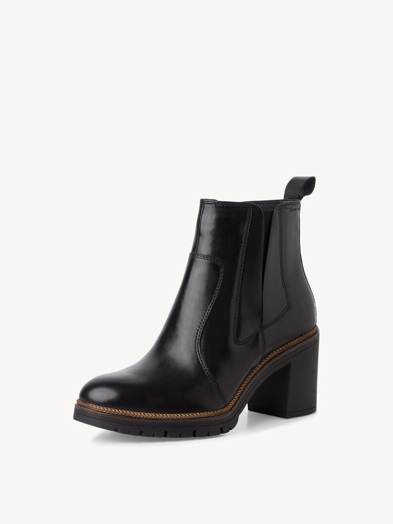 Leather Chelsea boot - black, BLACK LEATHER, hi-res