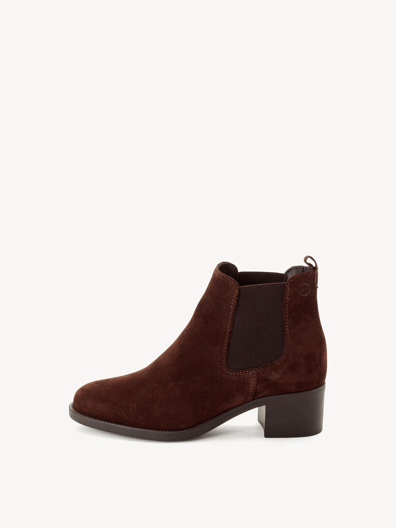 Bottine Chelsea en cuir - marron, MOCCA SUEDE, hi-res