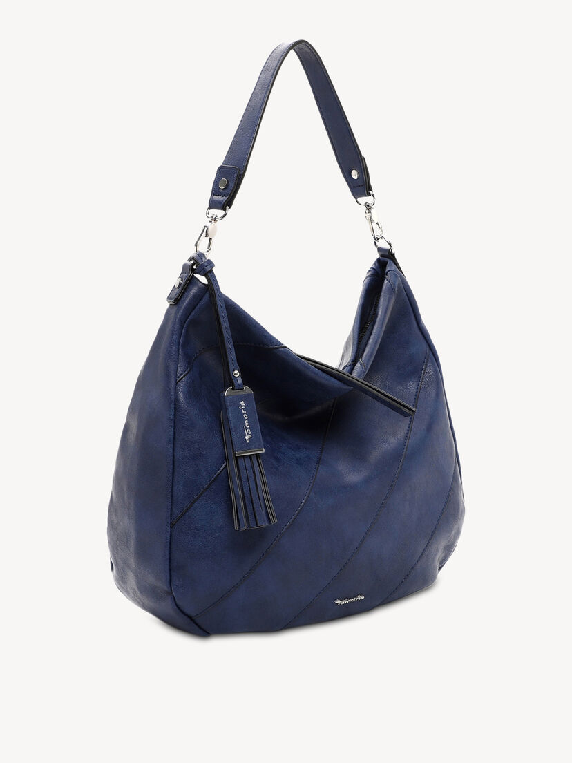 Handtas - blauw, navy, hi-res
