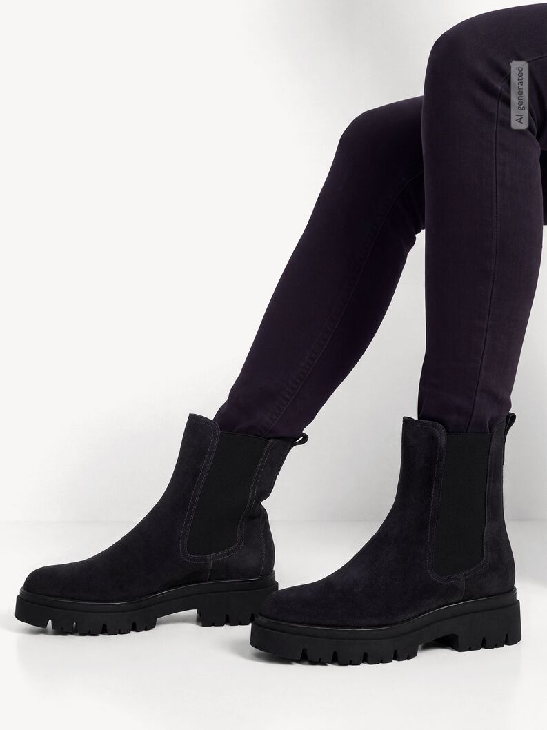 Buty Chelsea, NAVY SUEDE, hi-res