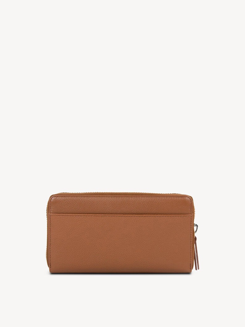 Leather Wallet - brown, COGNAC, hi-res