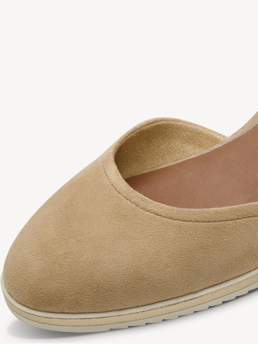 Leren Sleehakpumps - bruin, TAN, hi-res