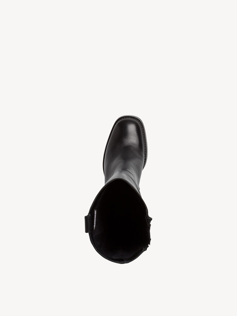 Bottes en cuir - noir, BLACK LEATHER, hi-res