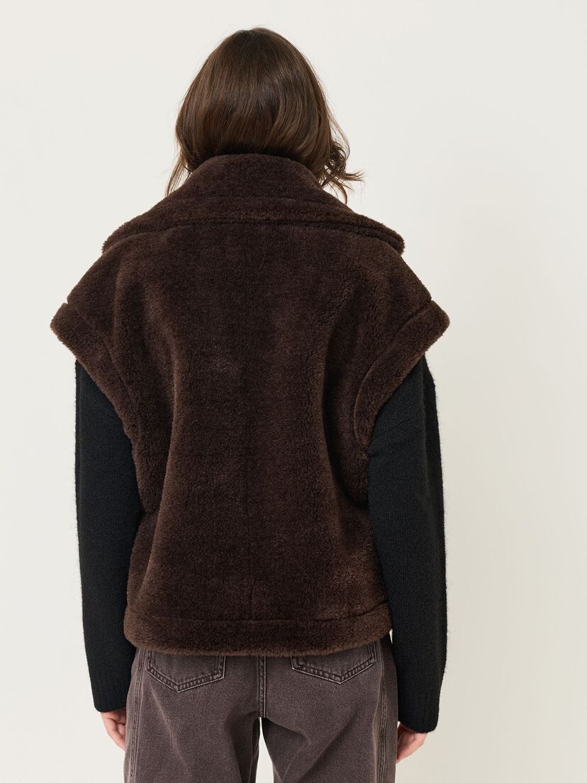 Teddyvest - bruin, Mol&eacute;, hi-res