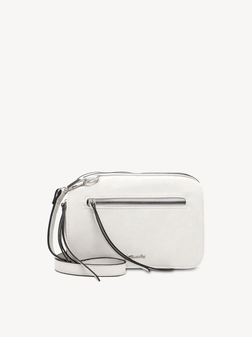 Schoudertas - grijs, ecru, hi-res