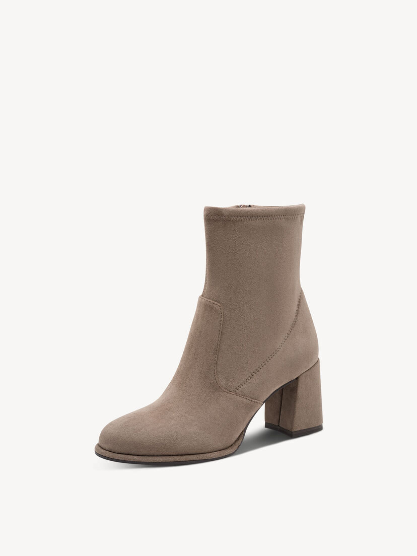 Enkellaarsje - beige, TAUPE SUEDE, hi-res