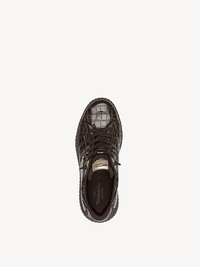 Sneaker - bruin, MOCCA CROCO, hi-res