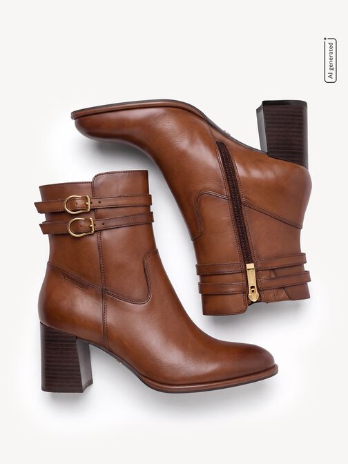Bootie, cognac, hi-res