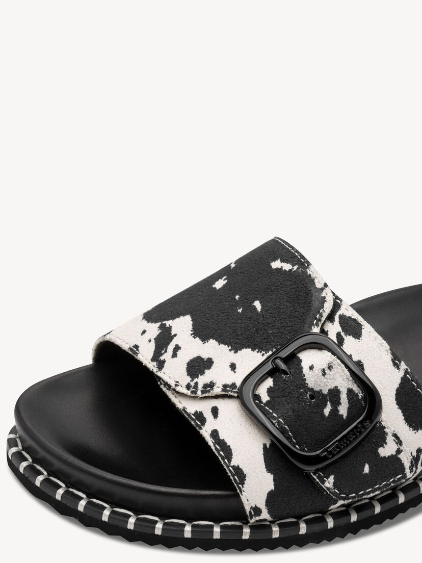 Leren Slipper - zwart, BLACK COW, hi-res