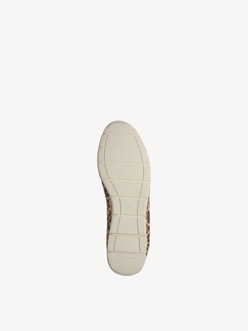 Lederslipper - braun, LEOPARD, hi-res