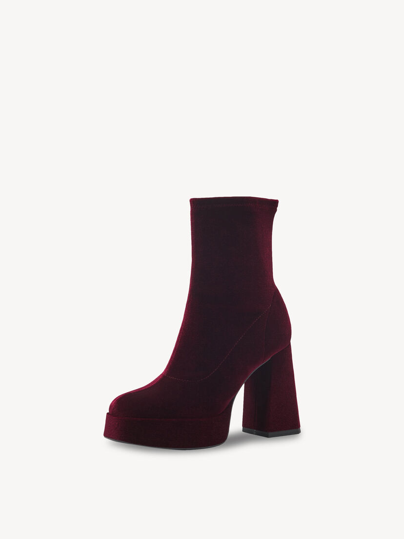 Enkellaarsje - rood, MERLOT, hi-res