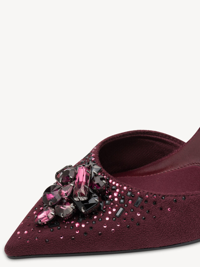 Escarpin - rouge, MERLOT, hi-res
