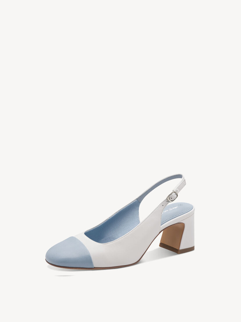 Slingpumps - wit, WHITE COMB, hi-res