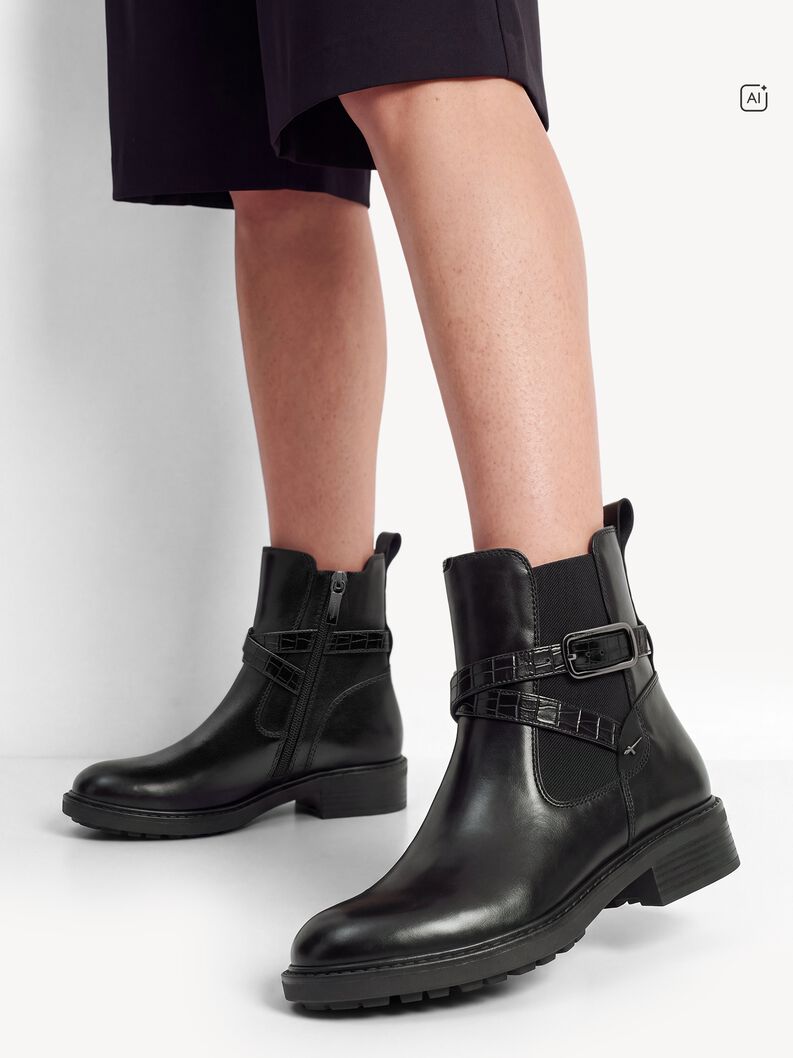 Chelsea boot - black, BLACK, hi-res