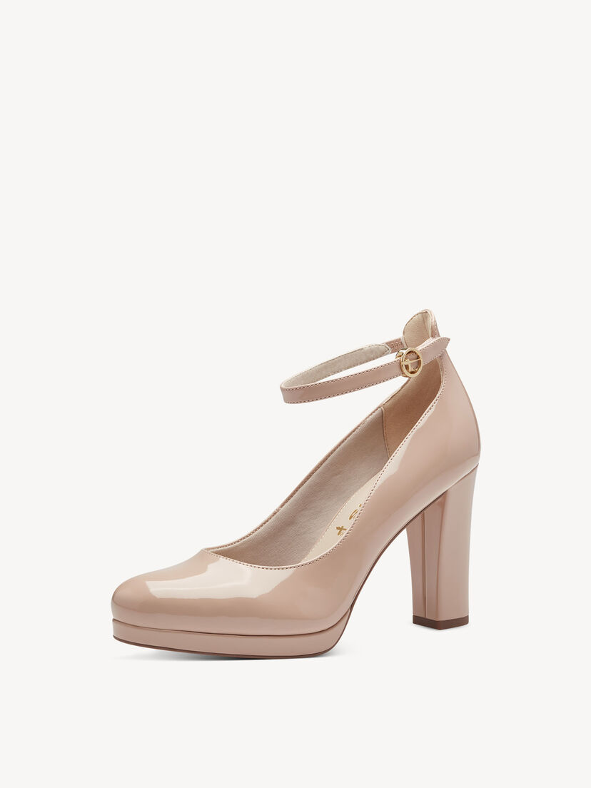 Pumps - beige, NUDE PATENT, hi-res