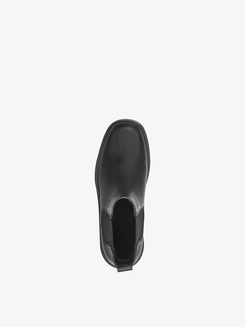 Leather Chelsea boot - black, BLACK, hi-res